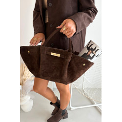 Natūralaus zomšiaus odos rankinė Camel Fiorenza 201894