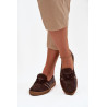 Odos nubuko moteriški barefoot batai Zazoo N1341 šokoladų | Pavasariniai batai | jai24.lt