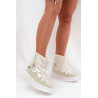 Moteriški žieminiai batai Ant platformos Lee Cooper LCJ 25 03 3815 Balti | Žieminiai batai | jai24.lt