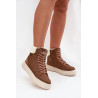Moteriški žieminiai batai su kailiu Lee Cooper LCJ-25-01-3736 Smėlio | Auliniai batai moterims | jai24.lt