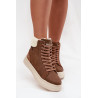 Moteriški žieminiai batai su kailiu Lee Cooper LCJ-25-01-3736 Smėlio | Auliniai batai moterims | jai24.lt