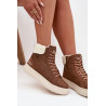 Moteriški žieminiai batai su kailiu Lee Cooper LCJ-25-01-3736 Smėlio | Auliniai batai moterims | jai24.lt