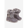 Vaikų Žiemos Batai Su Kailio Užsegimu Lee Cooper LCJ-25-10-3788 Pilka | Aulinukai vaikams | jai24.lt