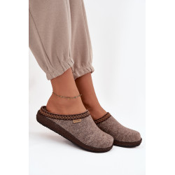 Moteriškos šlepetės su siuvinėjimu Inblu NL000009 tamsiai mėlynas 201924