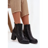 Moteriški auliniai batai su kulnais juodi Ryselle | Auliniai batai moterims | jai24.lt