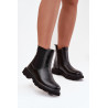 Moteriški auliniai batai su šiluma viduje Juodi Rivelia | Auliniai batai moterims | jai24.lt