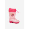 Vaikų Mergaitės Lietaus Batai Princesės Rožiniai Dazzly | Guminiai batai vaikams | jai24.lt
