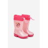Vaikų Mergaitės Lietaus Batai Princesės Rožiniai Dazzly | Guminiai batai vaikams | jai24.lt