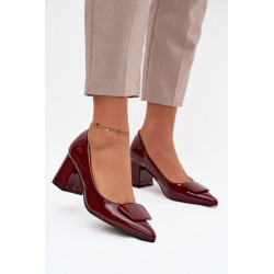 Lakuotos kulniukai su puošyba Bordeaux Isoline 201992