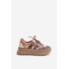 Odos moterų sportbačiai ant platformos Maciejka 06562-25 šokoladiniai | Kedai | jai24.lt