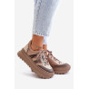 Odos moterų sportbačiai ant platformos Maciejka 06562-25 šokoladiniai | Kedai | jai24.lt