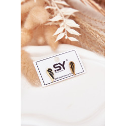 Moteriški auskarai auksiniai gražūs sparnai išskrenda 202019