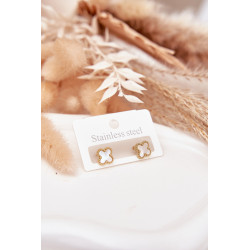 Nerūdijančio plieno auskarai Perlas-aukso 202025