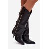Kojinės Kojas Su Eko Odos Juodos Palira | Ilgaauliai batai | jai24.lt