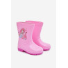 Vaikų lietaus batai rožiniai Esalina | Guminiai batai vaikams | jai24.lt