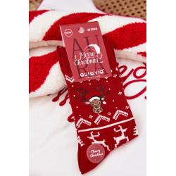 Vyrų Kalėdinės Kojinės Raudona Elnias 202112