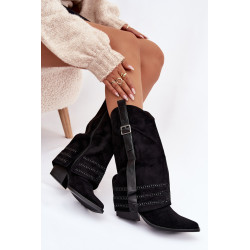 Moterų Kobros Batai Su Papuošimu Ir Užsegimu Juodi Camilora 202127