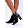Moteriškos Kulniukais Bateliai Su Pamušalu Juodi Maloria | Auliniai batai moterims | jai24.lt
