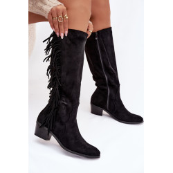 Moteriški kulniukai su kutais izoliaciniai juodi Firlina 202131