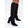 Moteriški aukštakulniai Batai Juodi Yserine | Ilgaauliai batai | jai24.lt