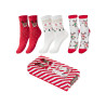 Kalėdinis Moteriškų Kojinių Rinkinys dėžutėje 3 poros | Kojinės moterims | jai24.lt