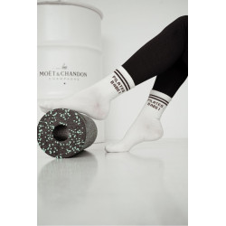 Moteriškos kojinės su Ruda Rašmenimis PILATES BABE Ecru 202193