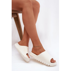 Moteriškos platformos šlepetės Ecru Olyria 202201