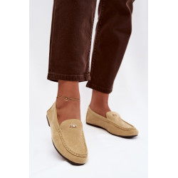 Moteriški Mokasinai Su Mažu Auksiniu Akcentu Mėlyna Sarivelle 202213