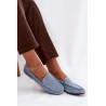 Moteriški Mokasinai Su Mažu Auksiniu Akcentu Mėlyna Sarivelle | Mokasinai moterims | jai24.lt