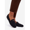 Moteriški Mokasinai Su Mažu Auksiniu Akcentu Mėlyna Sarivelle | Mokasinai moterims | jai24.lt