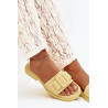 Moteriški plokšti sandalai su sagtimi Camel Melivra | Šlepetės | jai24.lt