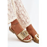 Moteriški plokšti sandalai su sagtimi Camel Melivra | Šlepetės | jai24.lt