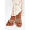 Moteriški plokšti sandalai su sagtimi Camel Melivra | Šlepetės | jai24.lt