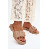 Moteriški plokšti sandalai su sagtimi Camel Melivra | Šlepetės | jai24.lt