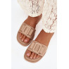 Moteriški plokšti sandalai su sagtimi Camel Melivra | Šlepetės | jai24.lt