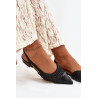 Moteriški Bateliai Su Mezginiu Ant Bloko Šviesiai Rudos Nivorra | Sandalai moterims | jai24.lt