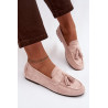 Moteriški plokšti mokasinai su kutais Šviesiai rožiniai Marilisse | Mokasinai moterims | jai24.lt