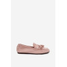 Moteriški plokšti mokasinai su kutais Šviesiai rožiniai Marilisse | Mokasinai moterims | jai24.lt