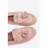 Moteriški plokšti mokasinai su kutais Šviesiai rožiniai Marilisse | Mokasinai moterims | jai24.lt