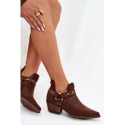 Moteriški auliniai batai su iškirpimais ir juostelėmis Vannessae 202253