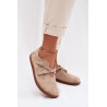 Odos zomšos moteriški mokasinai Zazoo N1271 Šviesiai smėlio | Pavasariniai batai | jai24.lt