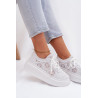 Nėrinių Moteriški Platformos Batai Balti Evalora | Kedai | jai24.lt