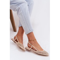 Pradurti Balerinai Smėlio Spalvos Eko Suede Farivelle 202280