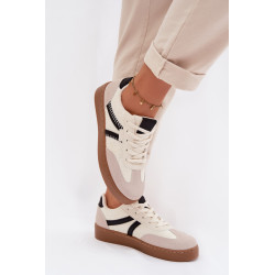 Moteriški žemi sportbačiai Juoda ir balta Denelisse 202297