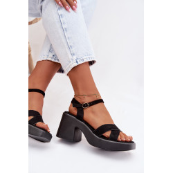 Moteriški Platforminiai Bateliai Iš Ekologiško Zamsžio Juodi Tereza 202339