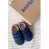 Odinių Vaikų Barefoot Bateliai Su Atšvaitais Bartek 8600366 Tamsiai Mėlynos | Aulinukai vaikams | jai24.lt