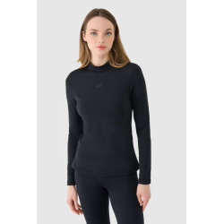 Moteriškas Termo Apatiniai 4F Drapana Viršus Juodas 202357