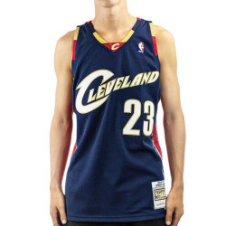 Mitchell &Ness Cleveland Cavaliers NBA Swingman Lebron James M SMJYGS18156-CCANAVY08LJA sportiniai marškinėliai (202474)