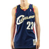 Mitchell &Ness Cleveland Cavaliers NBA Swingman Lebron James M SMJYGS18156-CCANAVY08LJA sportiniai marškinėliai (202474)