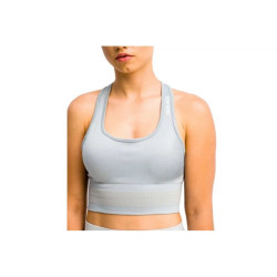 GymHero Stripes Bra W BRA-GRAPHITE sportinė liemenėlė (202609)